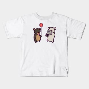 Polar Bear Photo Shoot Kids T-Shirt